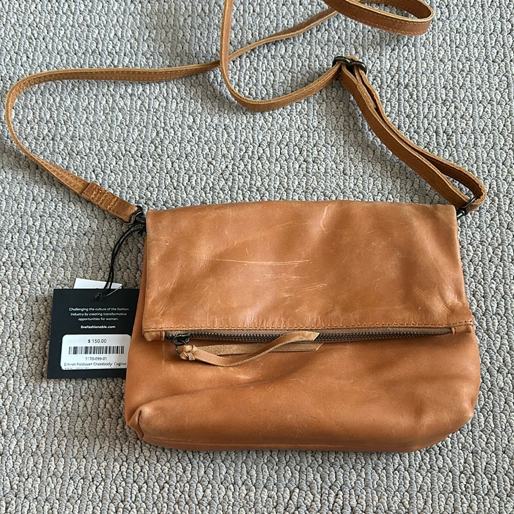 NWT Able Emmet fold over crossbody